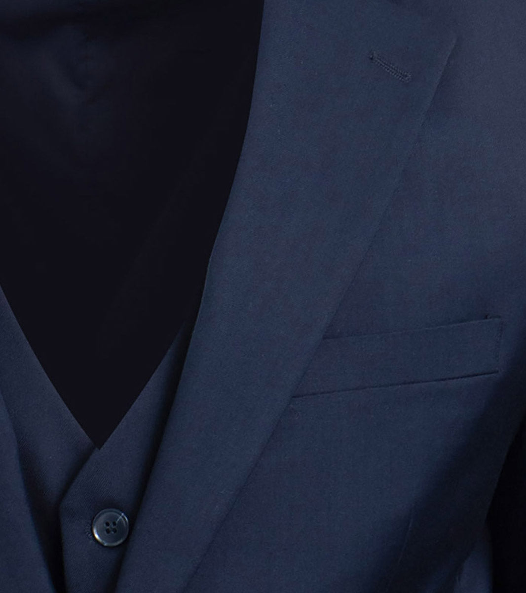 Stacy Adams Hoffman 3 Piece Vested Suit Men’s Suits - Navy