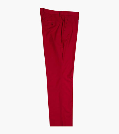 Stacy Adams Hoffman 3 Piece Vested Suit Men’s Suits - Red