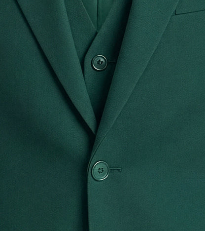 Stacy Adams Hoffman 3 Piece Vested Suit Men’s Suits - Green