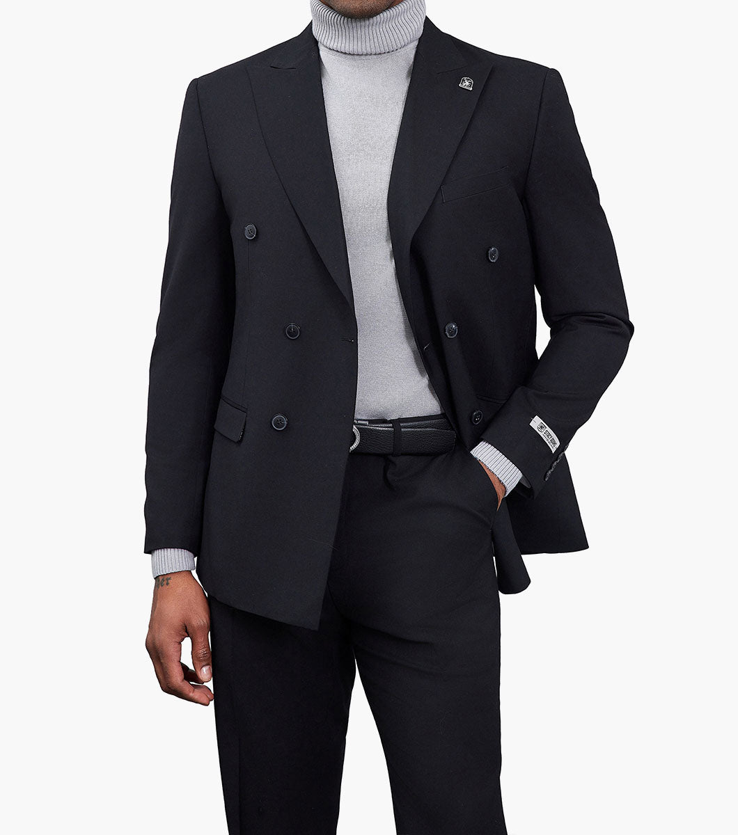 Stacy Adams Hampsten 2 Piece Suit Men’s Suits - Black