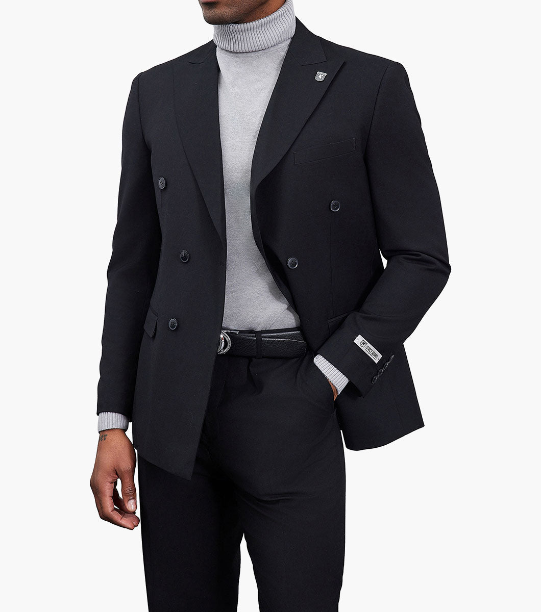 Stacy Adams Hampsten 2 Piece Suit Men’s Suits - Black