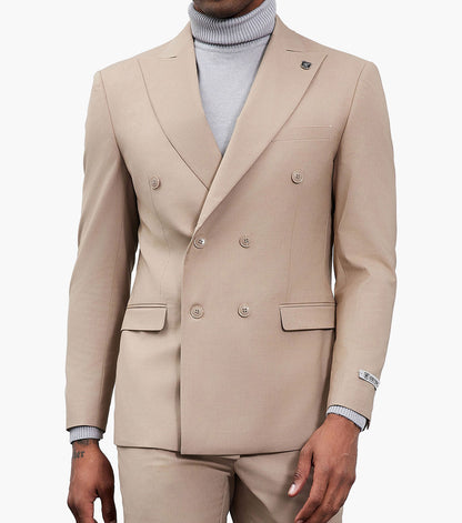 Stacy Adams Hampsten 2 Piece Suit Men’s Suits - Tan