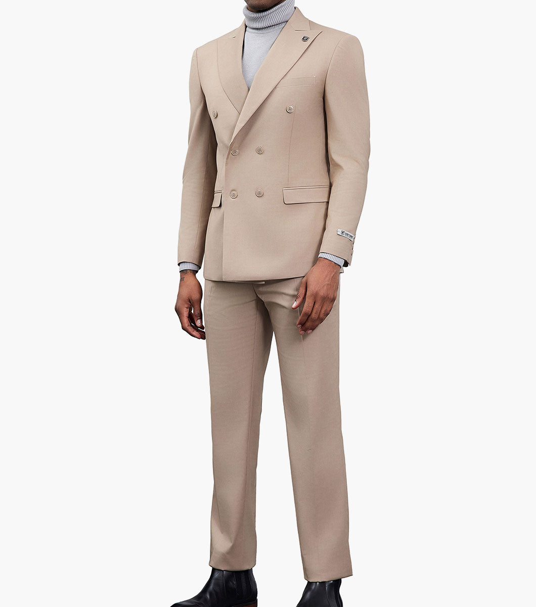 Stacy Adams Hampsten 2 Piece Suit Men’s Suits - Tan