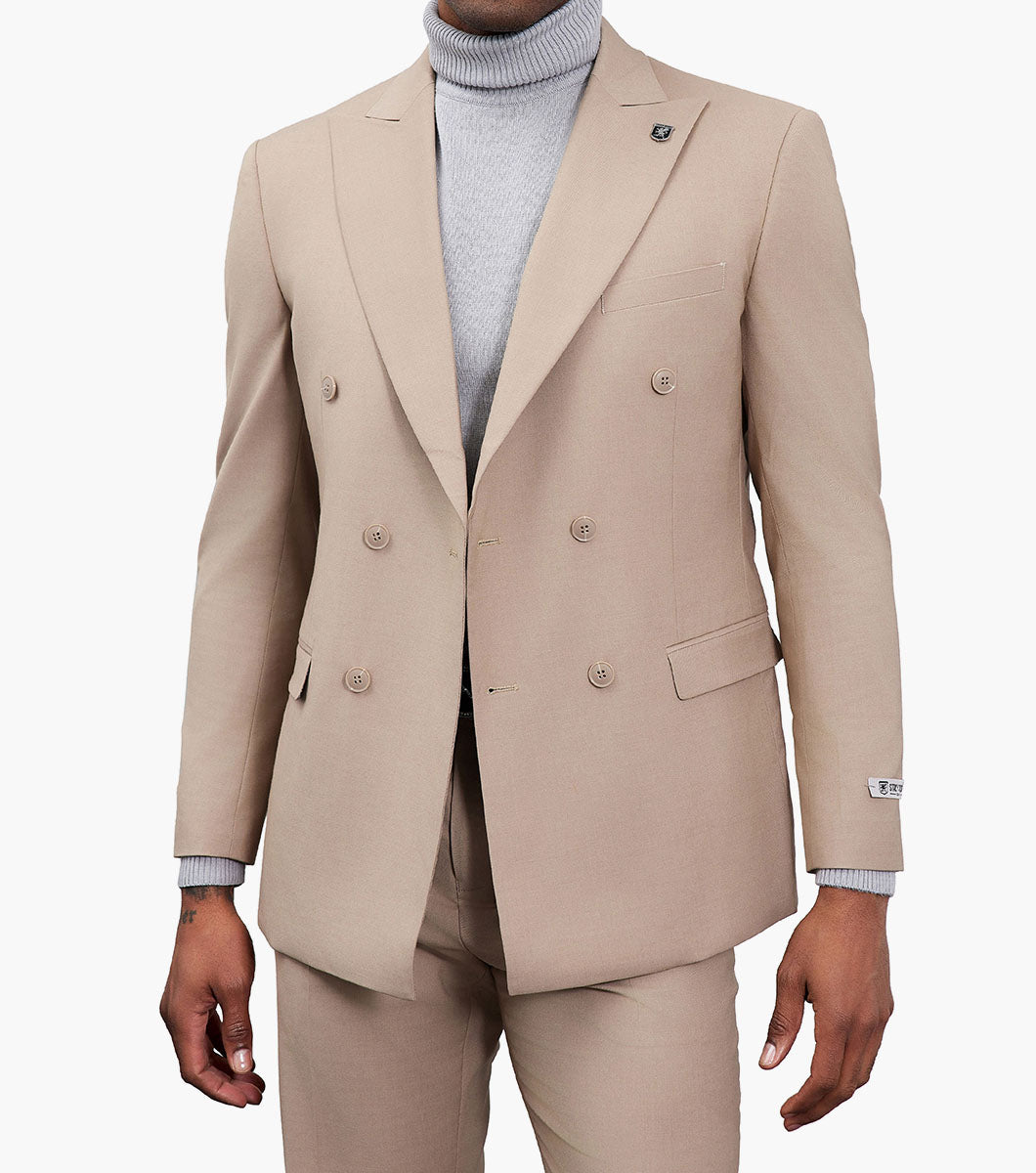 Stacy Adams Hampsten 2 Piece Suit Men’s Suits - Tan
