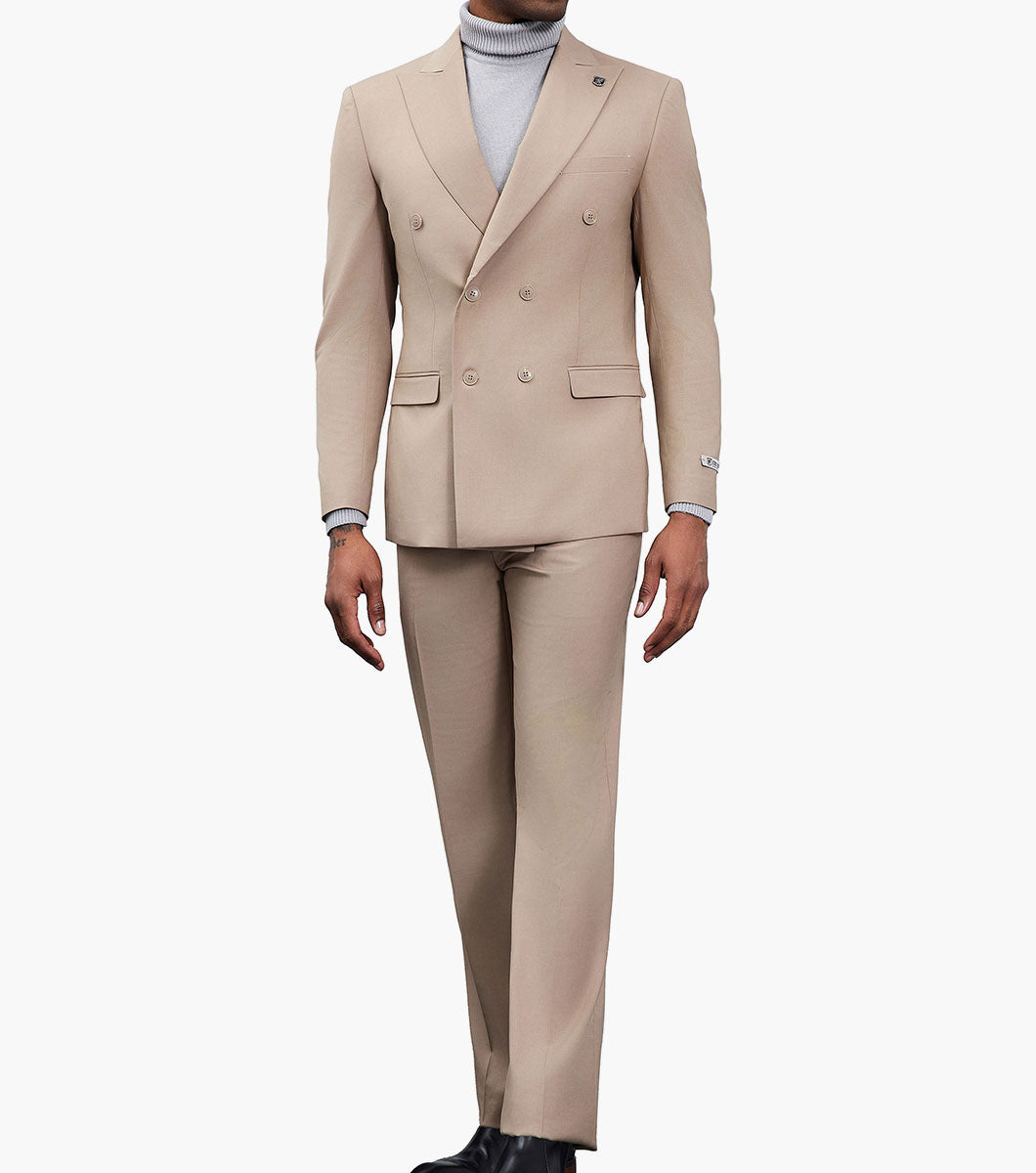 Stacy Adams Hampsten 2 Piece Suit Men’s Suits - Tan
