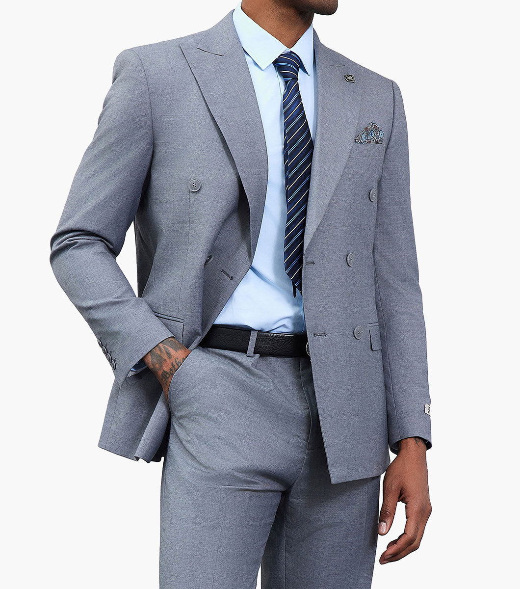 Stacy Adams Hampsten 2 Piece Suit Men’s Suits - Gray