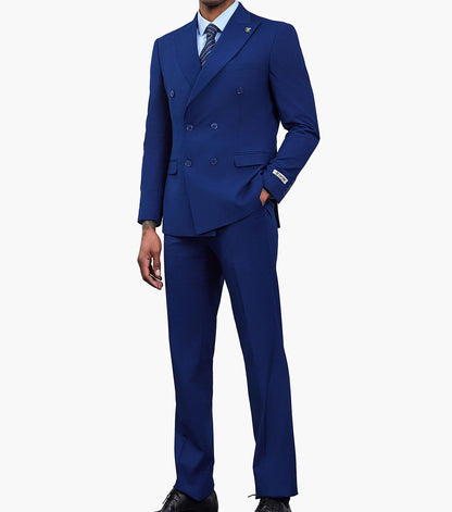 Stacy Adams Hampsten 2 Piece Suit Men’s Suits - Blue