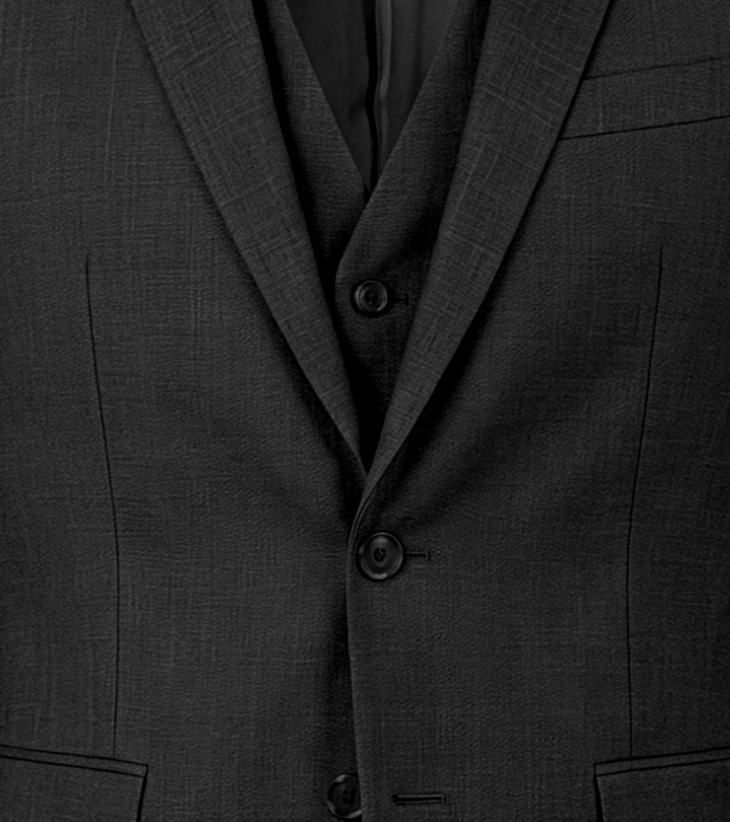 Stacy Adams Shane 3 Piece Vested Suit Men’s Suits - Black