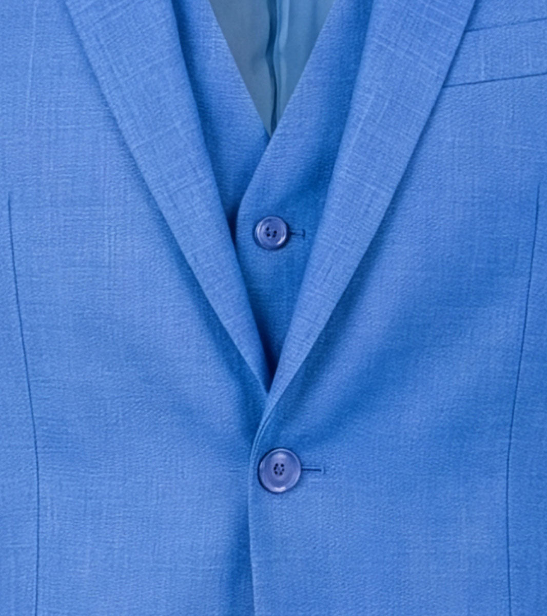 Stacy Adams Shane 3 Piece Vested Suit Men’s Suits - Blue