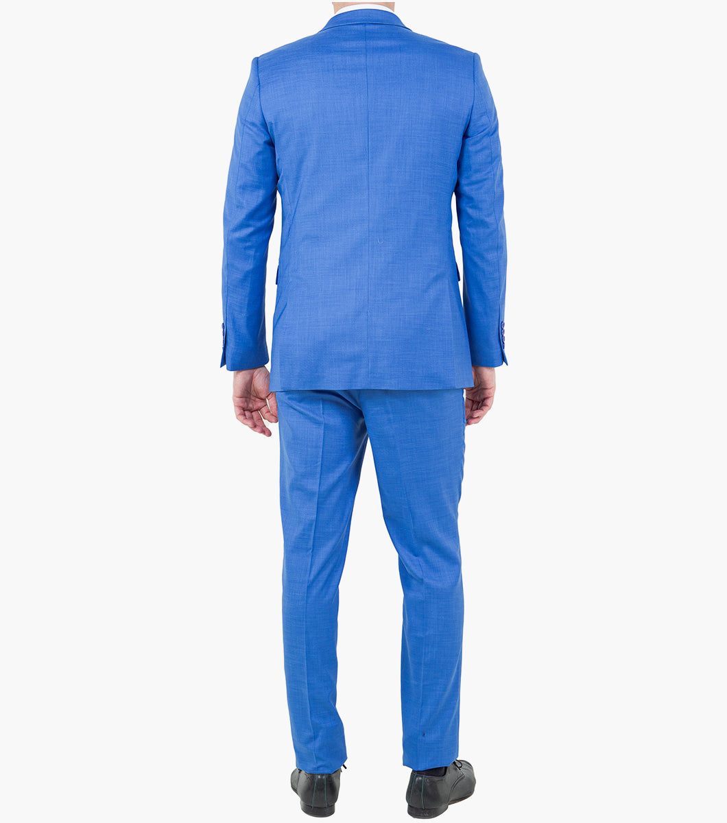 Stacy Adams Shane 3 Piece Vested Suit Men’s Suits - Blue