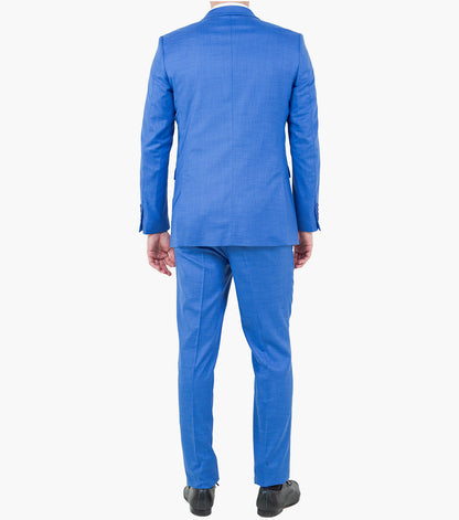 Stacy Adams Shane 3 Piece Vested Suit Men’s Suits - Blue