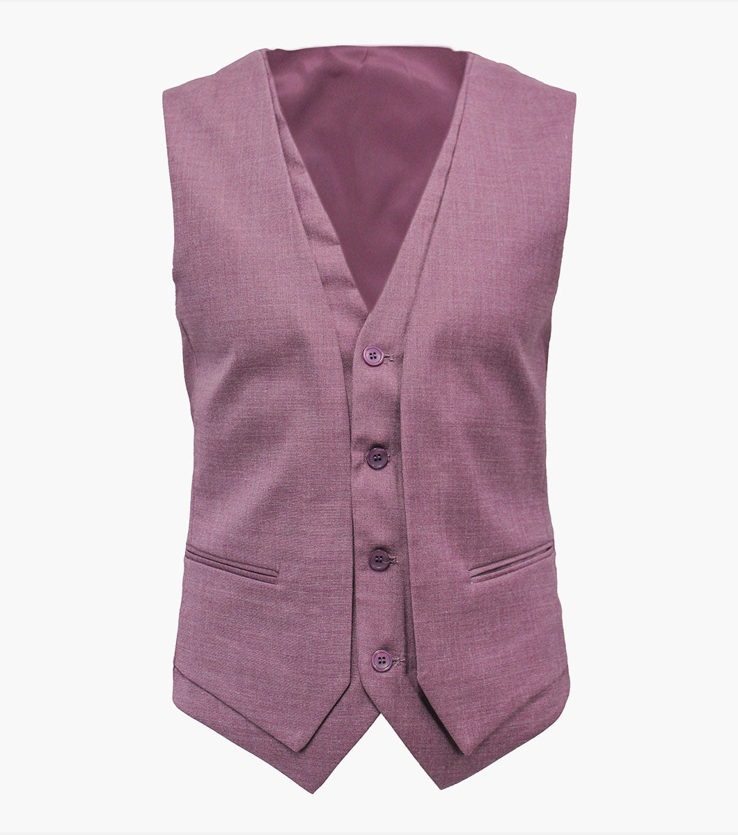 Stacy Adams Shane 3 Piece Vested Suit Men’s Suits - Purple