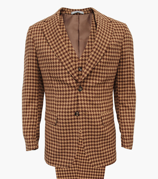 Stacy Adams Anquetil 3 Piece Vested Suit Men’s Suits - Copper