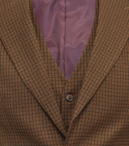 Stacy Adams Delgado 3 Piece Vested Suit Men’s Suits - Brown