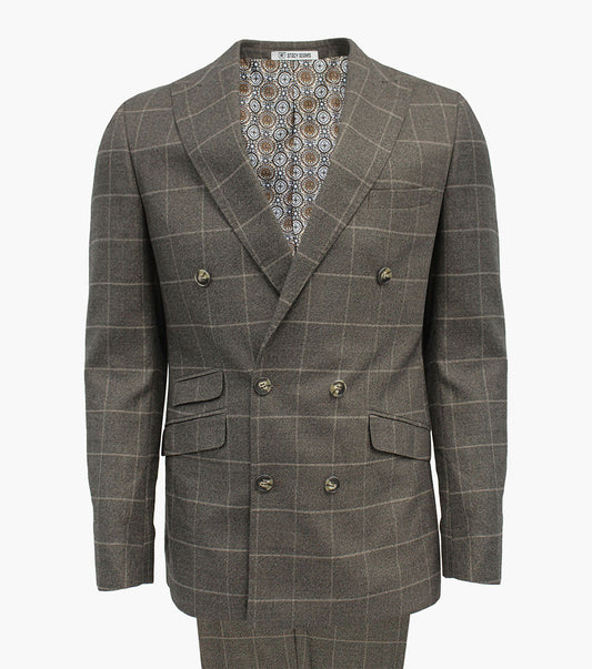 Stacy Adams Cipollini 2 Piece Suit Men’s Suits - Charcoal