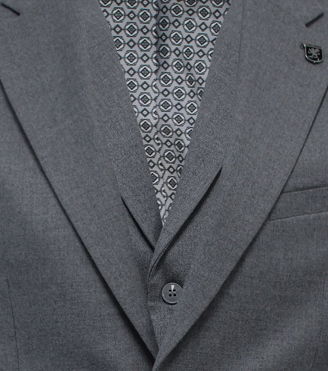 Stacy Adams Hinault 3 Piece Vested Suit Men’s Suits - Charcoal