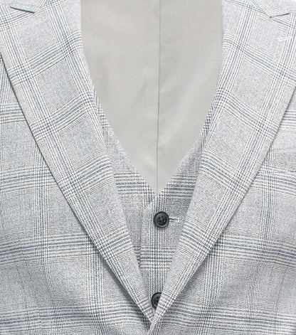 Stacy Adams Cleese 3 Piece Vested Suit Men’s Suits - Light Gray