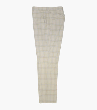 Stacy Adams Coogan 3 Piece Vested Suit Men’s Suits - Cream