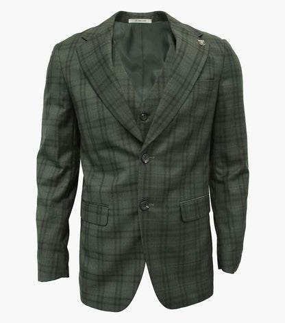 Stacy Adams Hackman 3 Piece Vested Suit Men’s Suits - Green
