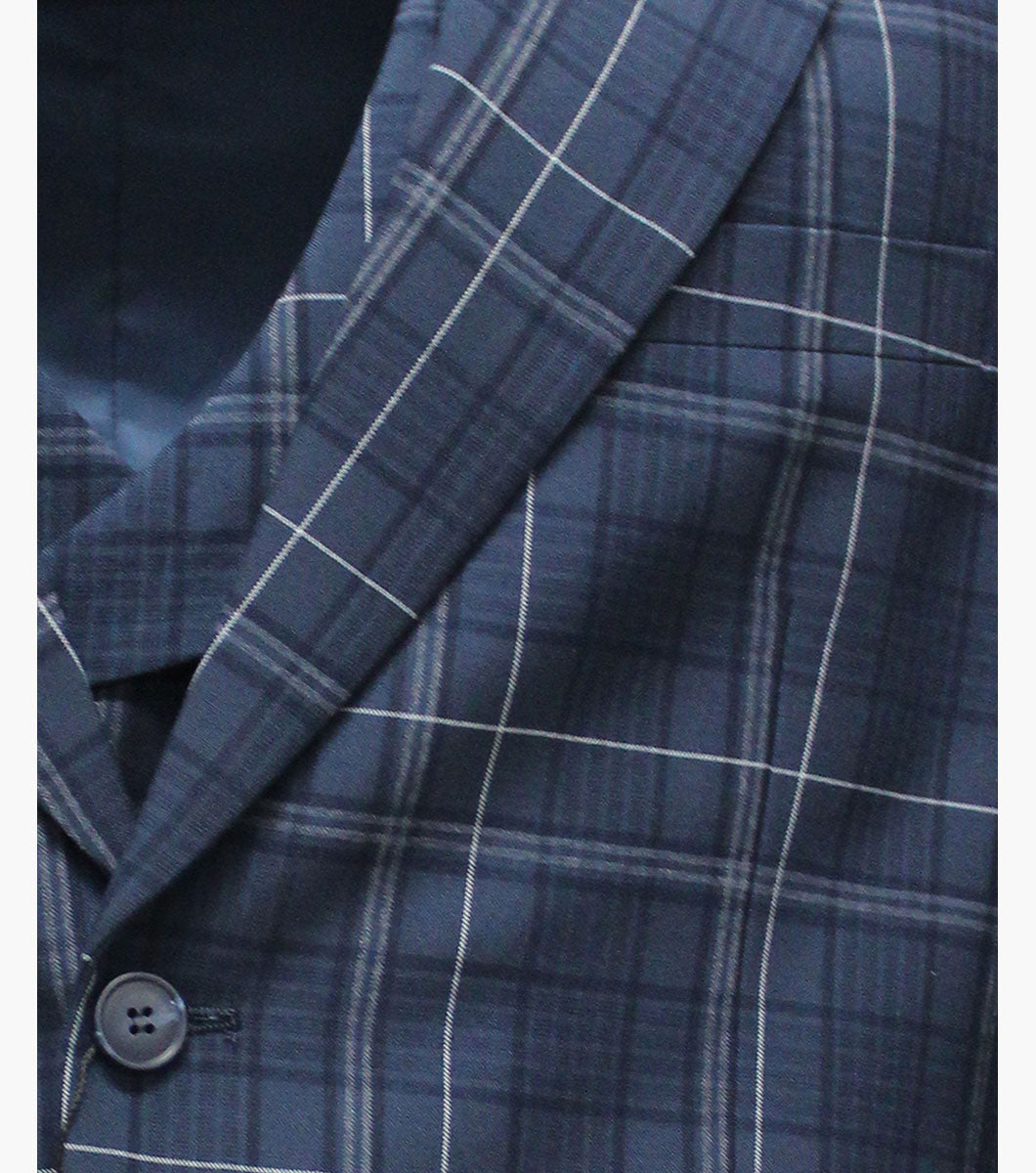 Stacy Adams Hopkins 3 Piece Vested Suit Men’s Suits - Navy