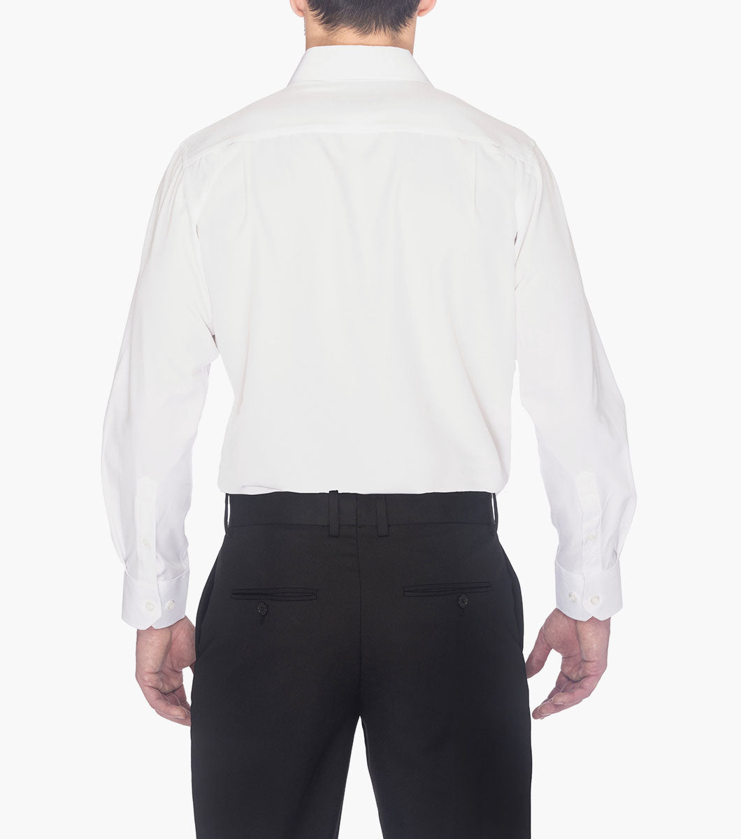 Stacy Adams Sandee Dress Shirt Spread Collar Dress Shirts - White