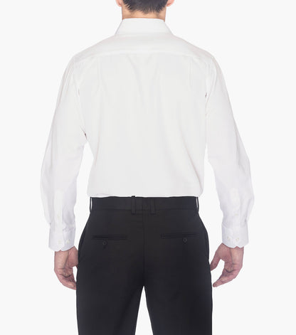 Stacy Adams Sandee Dress Shirt Spread Collar Dress Shirts - White