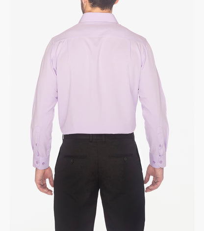 Stacy Adams Sandee Dress Shirt Spread Collar Dress Shirts - Lilac