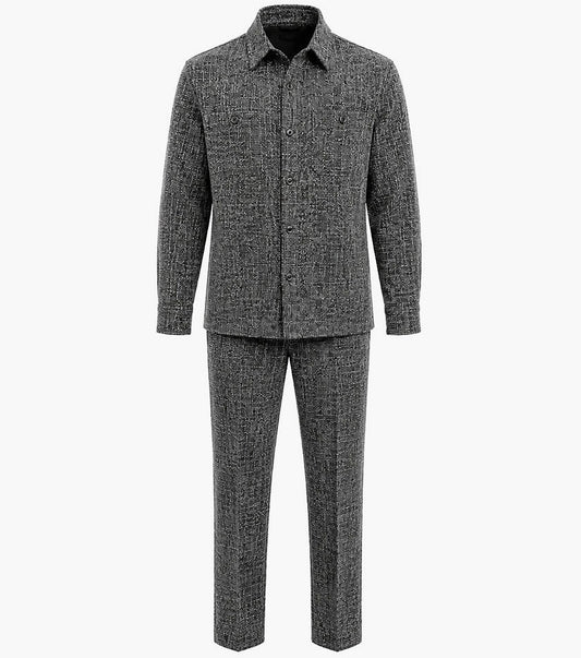 Stacy Adams Christof Pant Set Men’s Casual Wear - Black