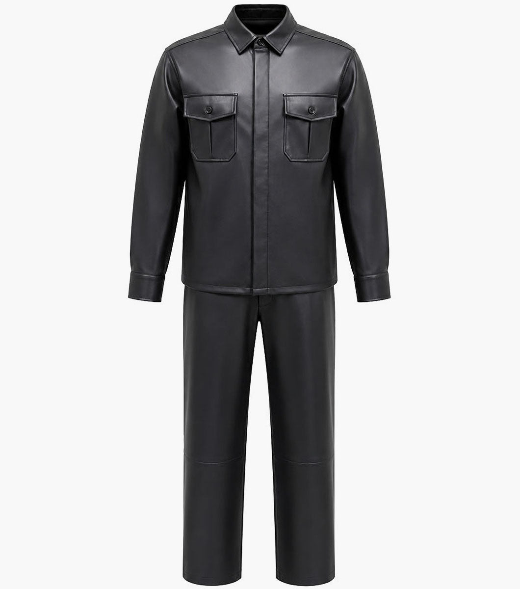 Stacy Adams Finn Pant Set Men’s Casual Wear - Black