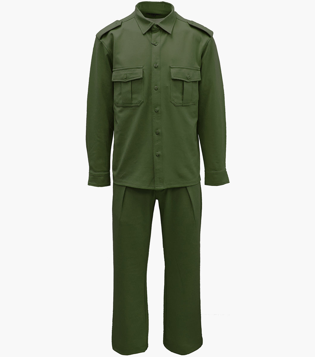 Stacy Adams Cade Pant Set Men’s Casual Wear - Green
