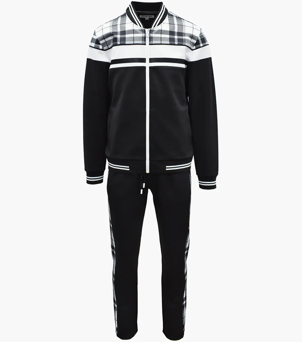 Black w/White,M