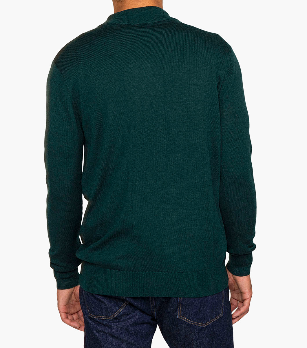 Stacy Adams Asher Mock Neck Sweater Men’s Casual Wear - Green