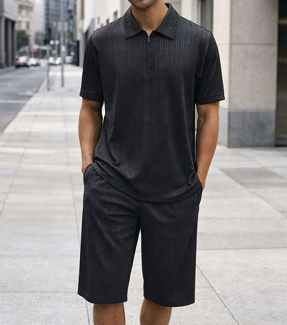 Stacy Adams Kace Short Set Men’s Casual Wear - Black