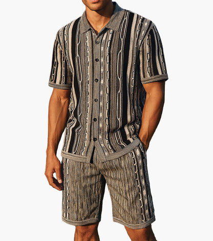 Stacy Adams Theo Short Set - Gray