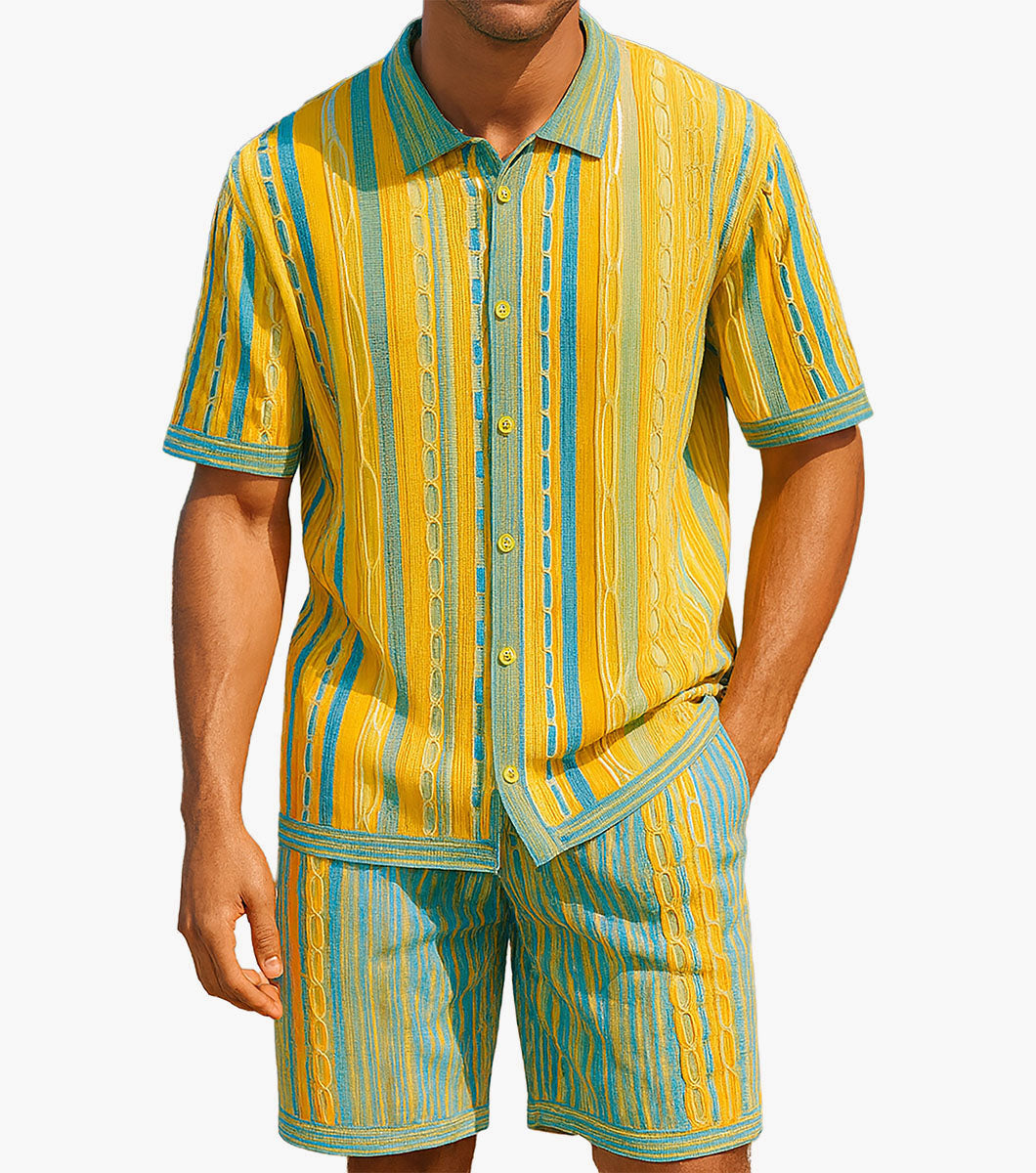 Stacy Adams Theo Short Set - Gold