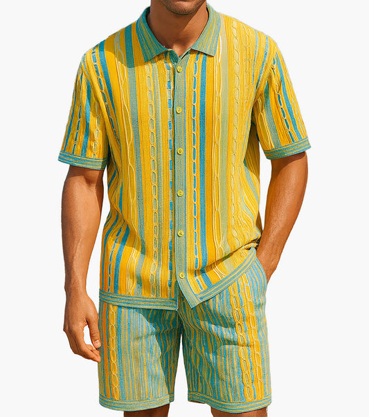 Stacy Adams Theo Short Set - Gold