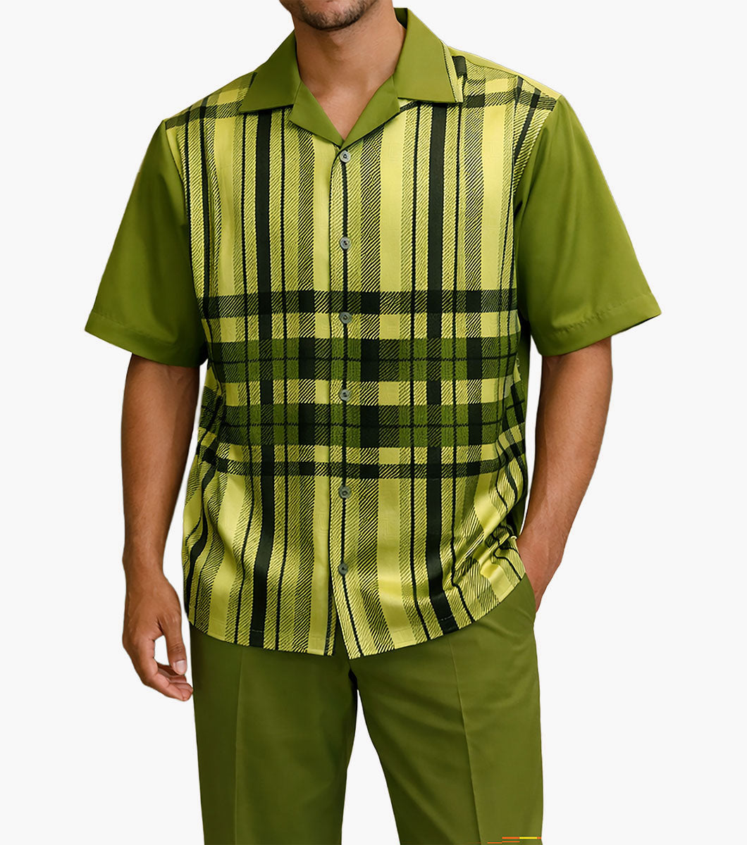 Stacy Adams Nathaniel Pant Set - Olive