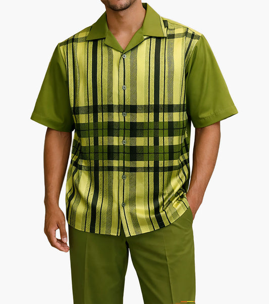Stacy Adams Nathaniel Pant Set - Olive