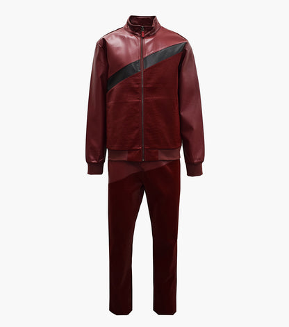 Stacy Adams Heath Pant Set Men’s Casual Wear - Red