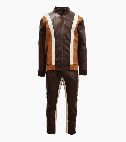 Stacy Adams Colsen Pant Set Men’s Casual Wear - Brown