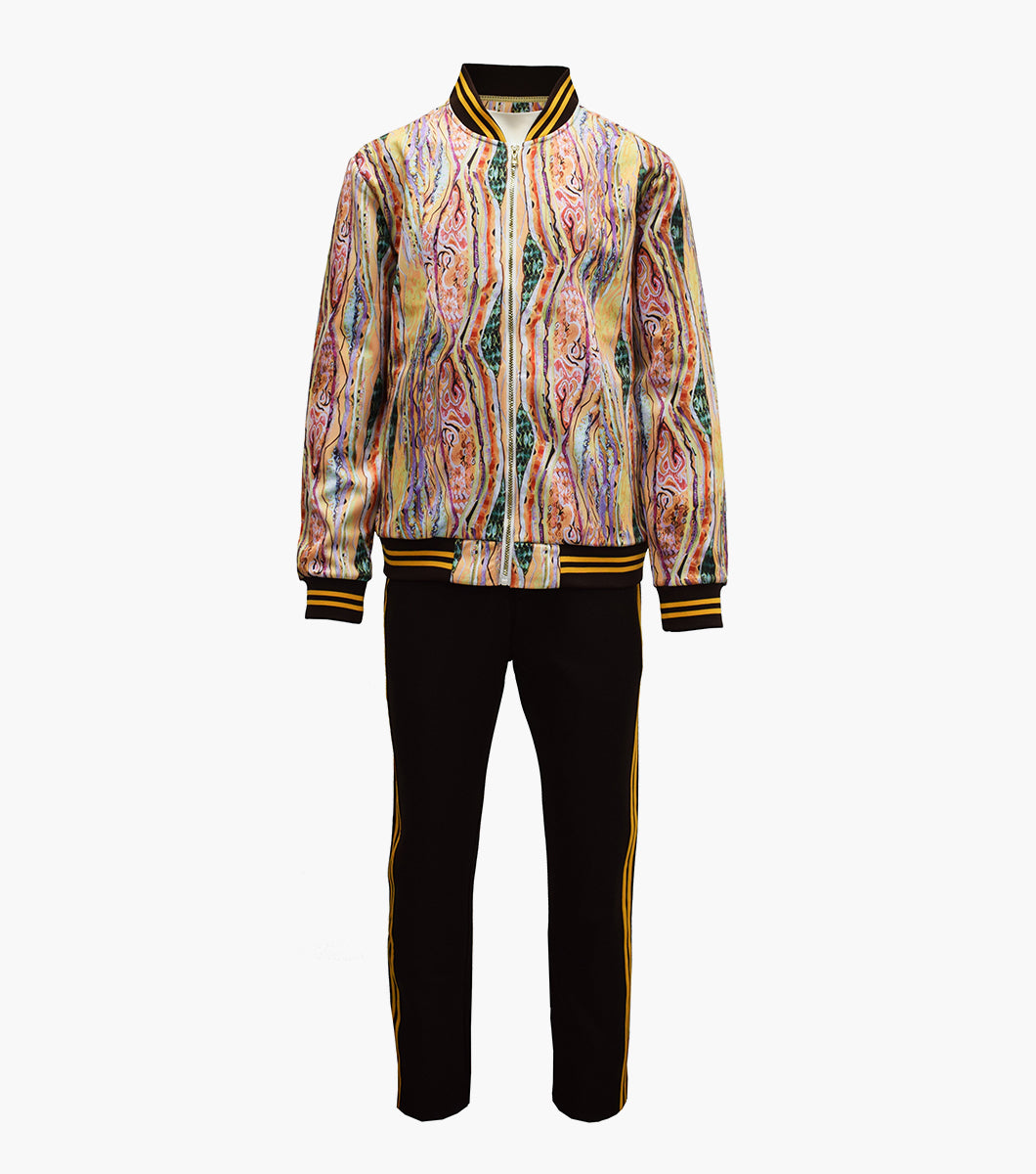 Stacy Adams Alistair Pant Set Men’s Casual Wear - Brown