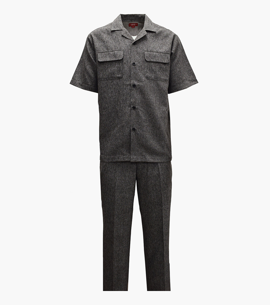 Stacy Adams Sebastian Pant Set Men’s Casual Wear - Black/Gray