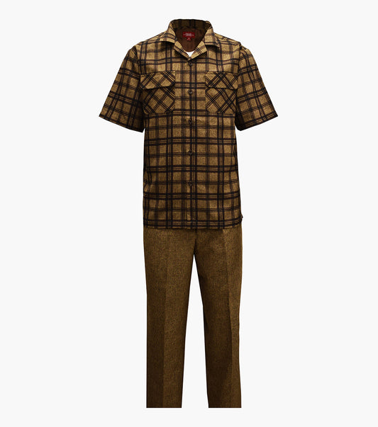 Stacy Adams Sebastian Pant Set Men’s Casual Wear - Saddle Tan
