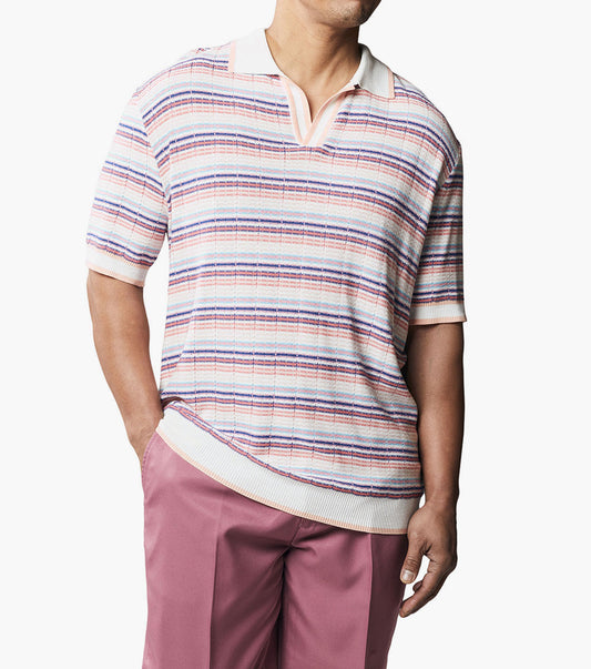 Stacy Adams Kayson Polo Shirt Men’s Casual Wear - White