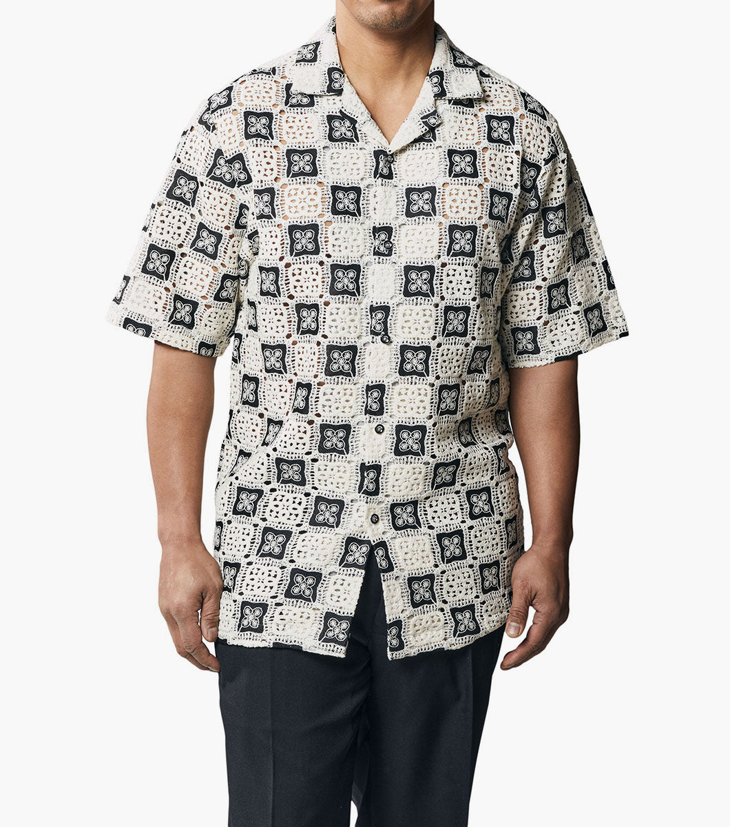 Stacy Adams Mathias Button Down Shirt Men’s Casual Wear - Black
