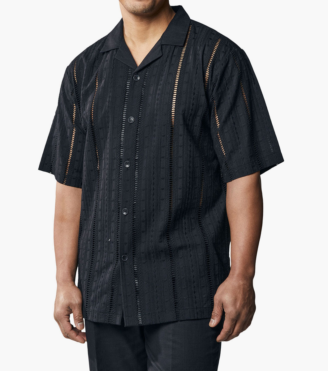 Stacy Adams Atticus Pant Set Men’s Casual Wear - Black