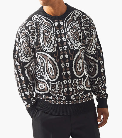 Black w/White,M
