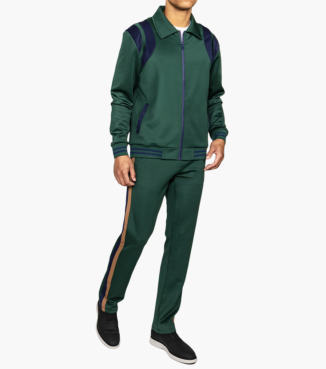 Stacy Adams Ian Jogger Set Men’s Casual Wear - Green