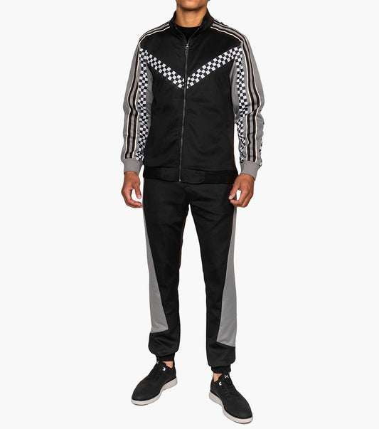 Stacy Adams Thiago Jogger Set Men’s Casual Wear - Black