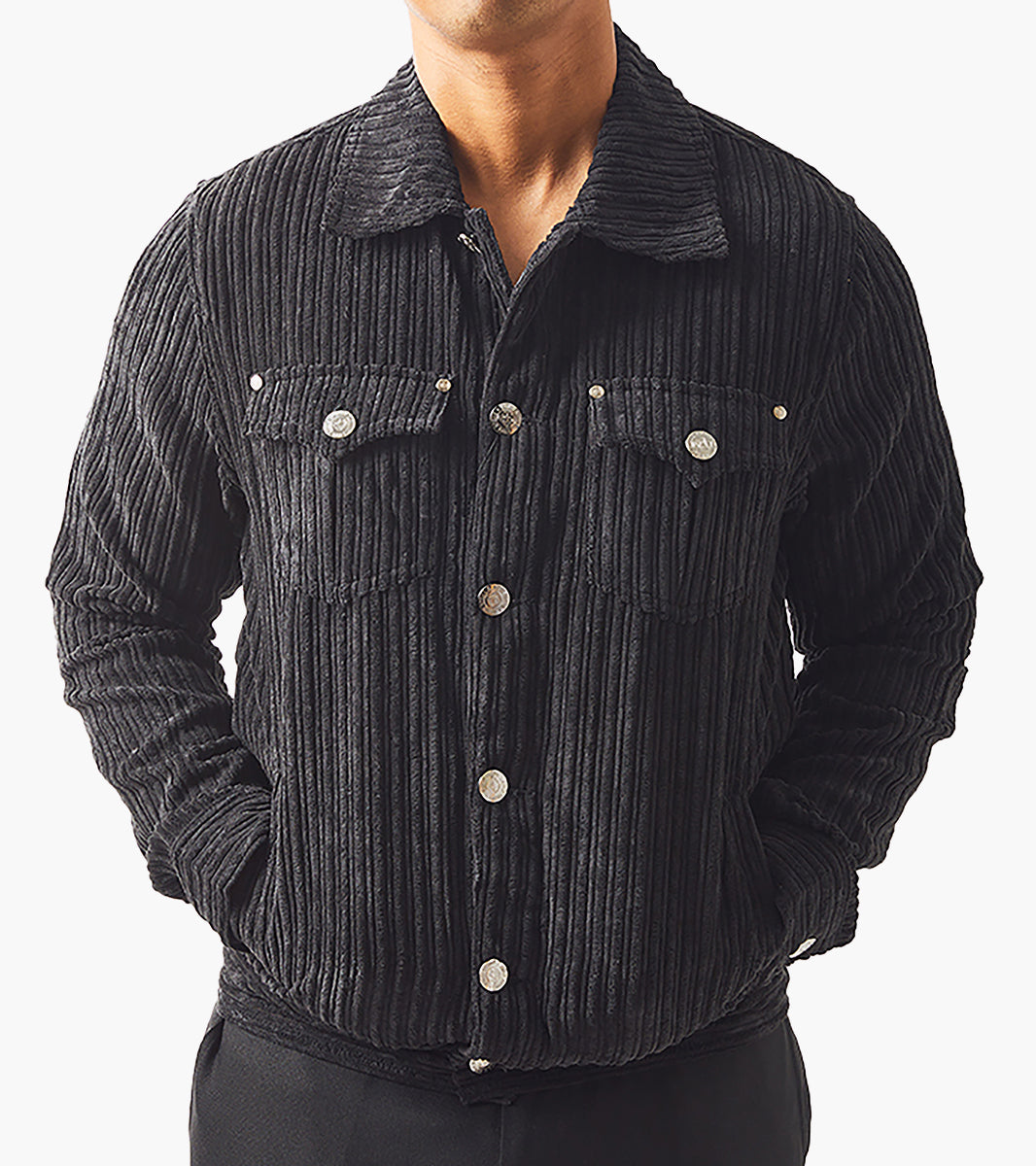 Stacy Adams Rowan Shacket Men’s Casual Wear - Black